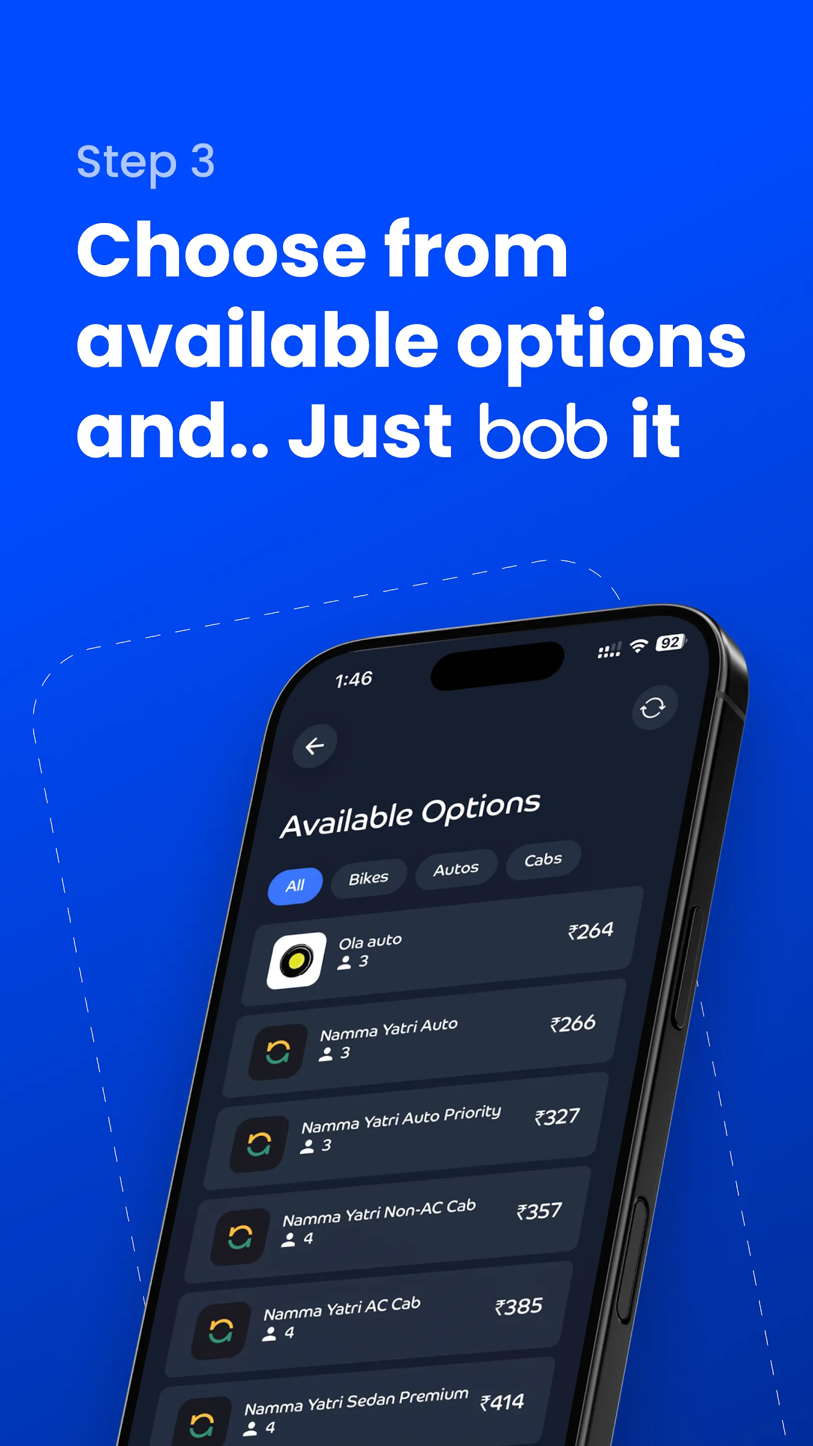 bob-Easy and Affordable Rides | Indus Appstore | Screenshot