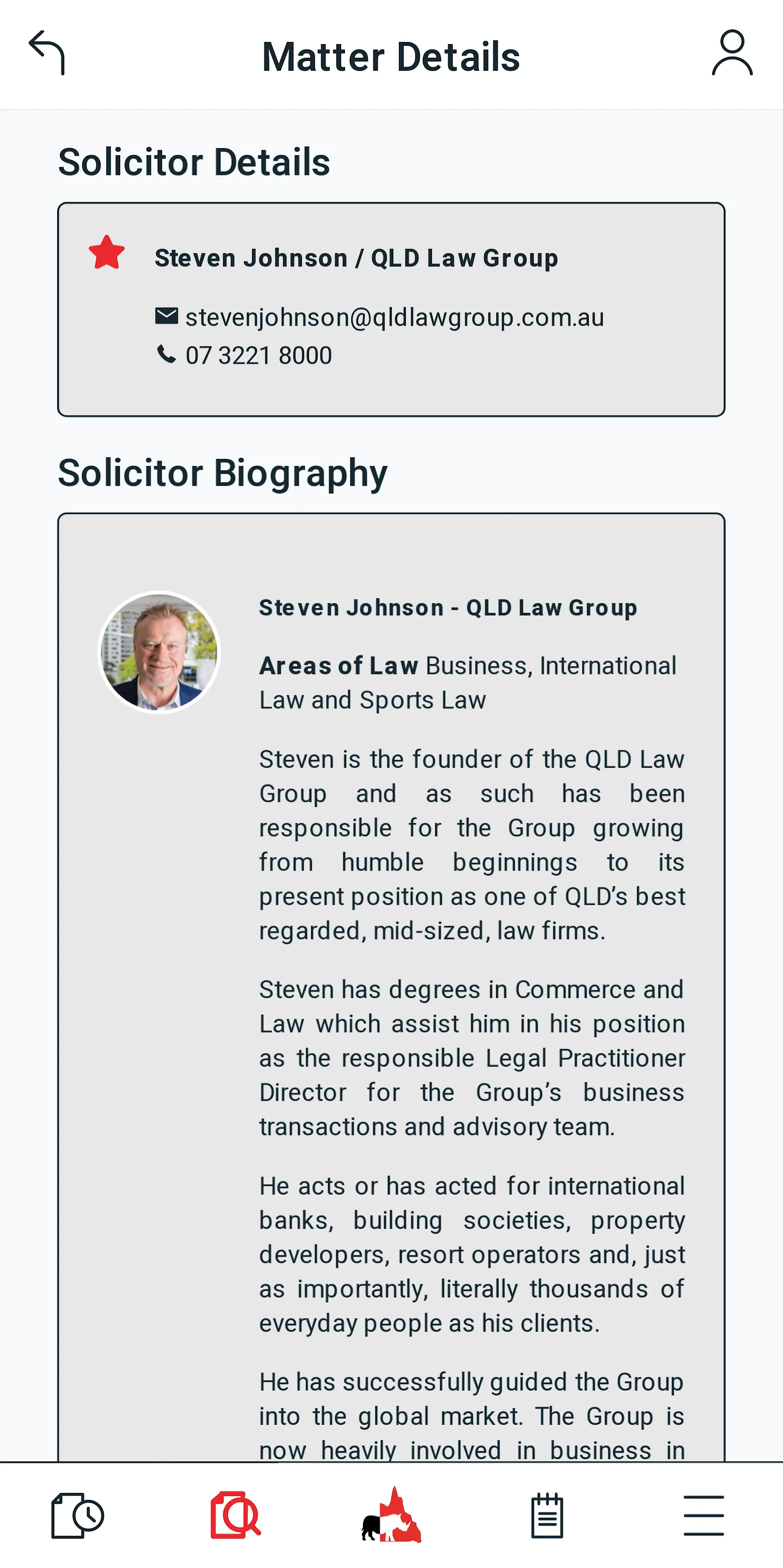 QLD Law Group | Indus Appstore | Screenshot