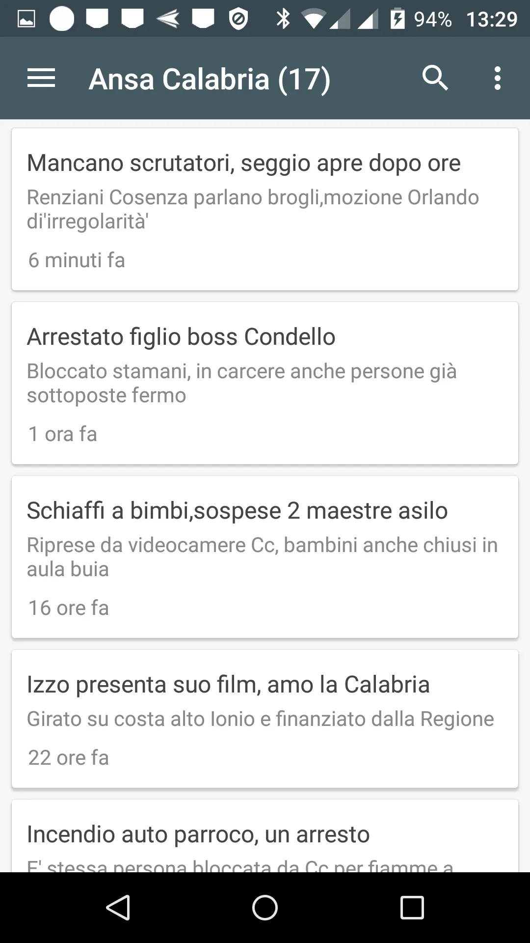 Calabria notizie locali | Indus Appstore | Screenshot