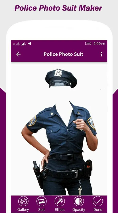 Police Photo Suit | Indus Appstore | Screenshot