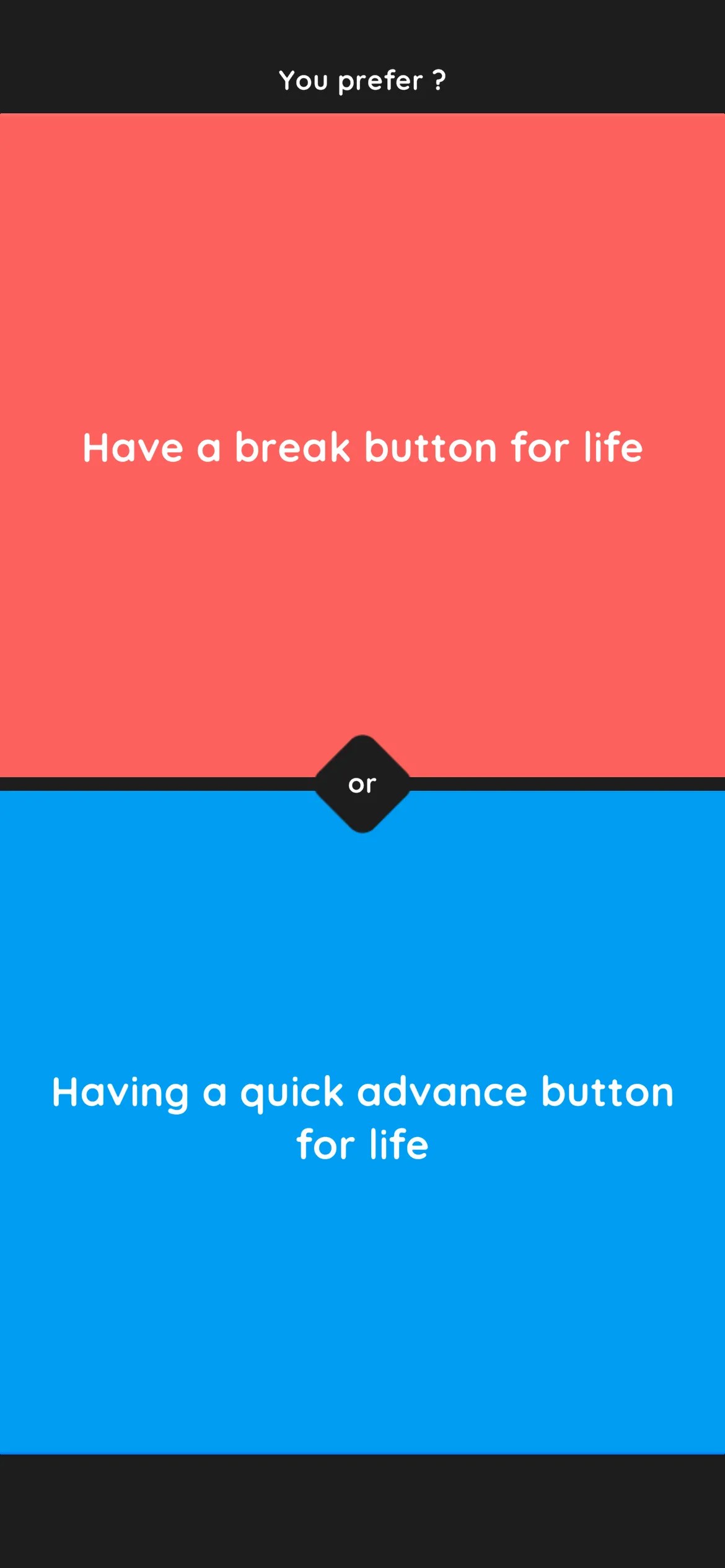 What Would You Choose | Rather | Indus Appstore | Screenshot