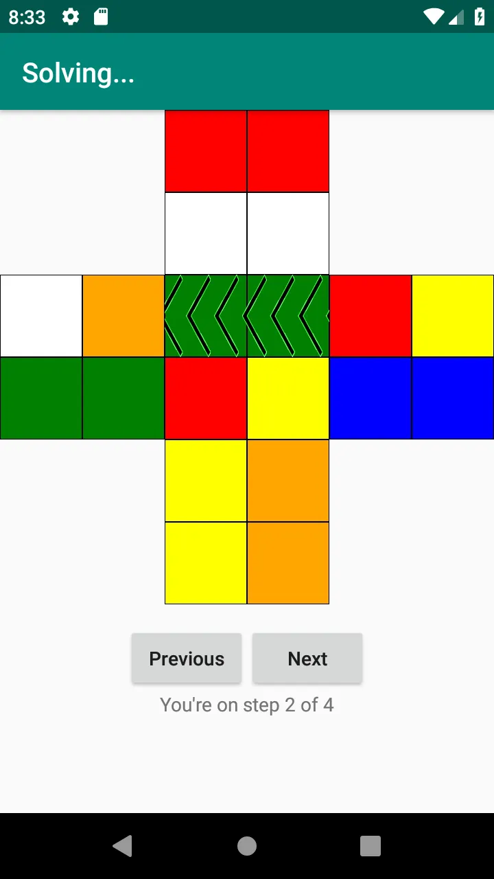 2x2 Pocket Cube Solver 2023 | Indus Appstore | Screenshot