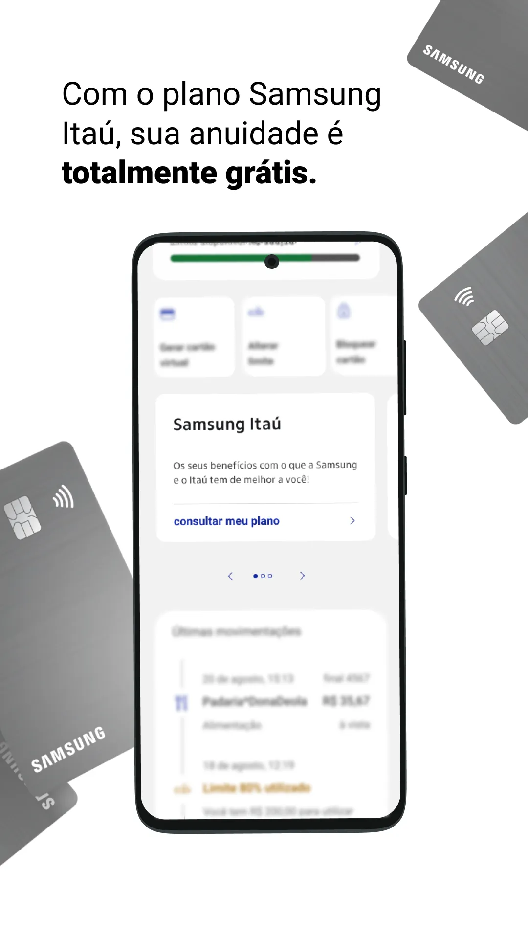 Cartão de crédito Samsung Itaú | Indus Appstore | Screenshot