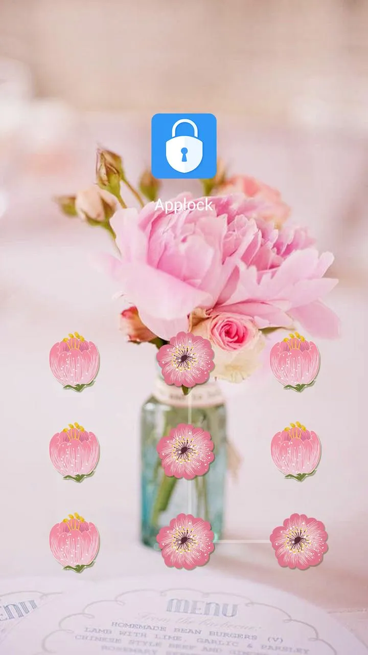 AppLock Theme Pink Love | Indus Appstore | Screenshot