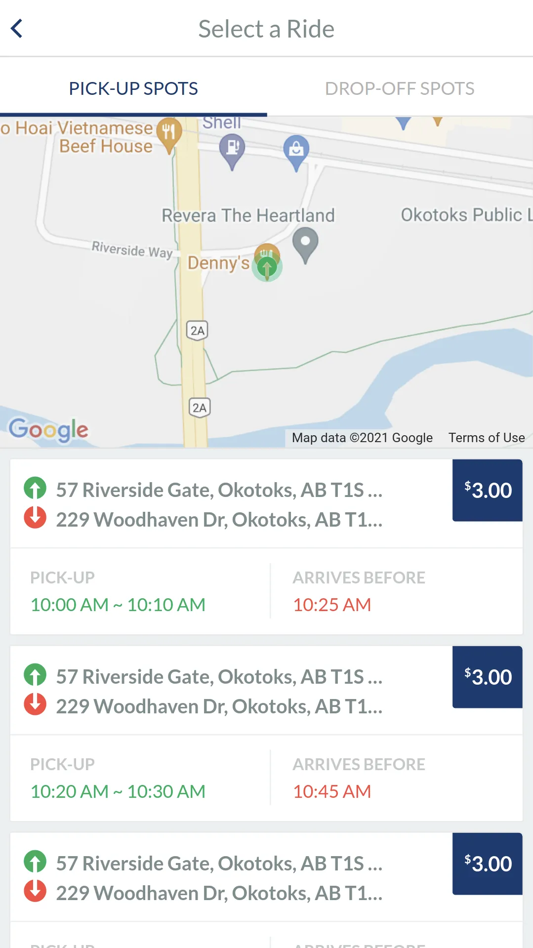 Okotoks Transit On Demand | Indus Appstore | Screenshot