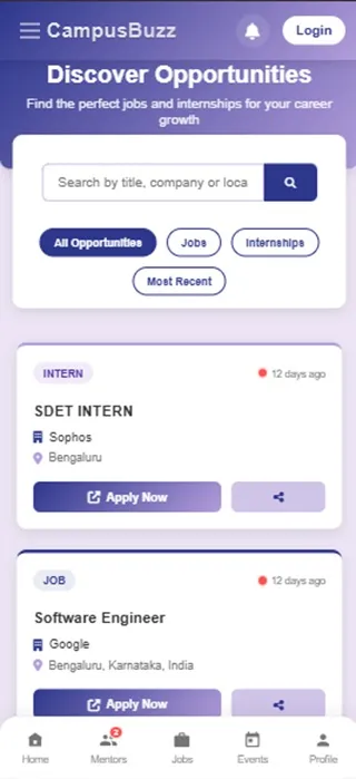 CampusBuzz | Indus Appstore | Screenshot