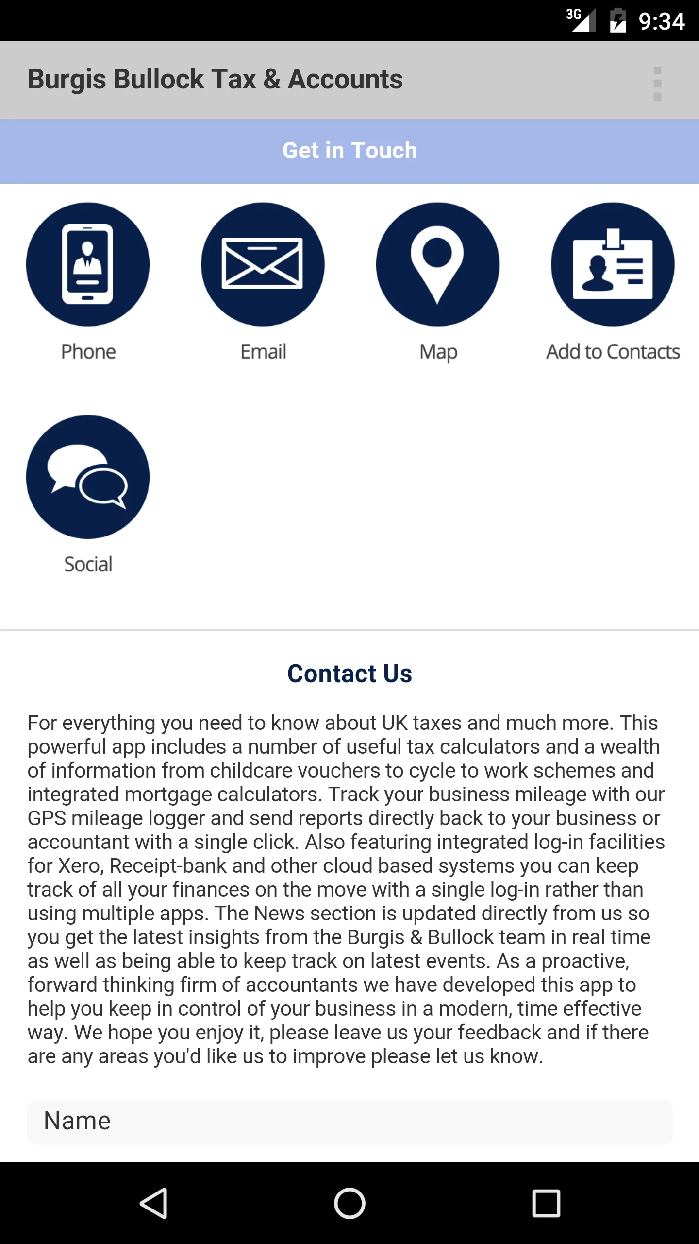 Burgis Bullock: Tax & Accounts | Indus Appstore | Screenshot