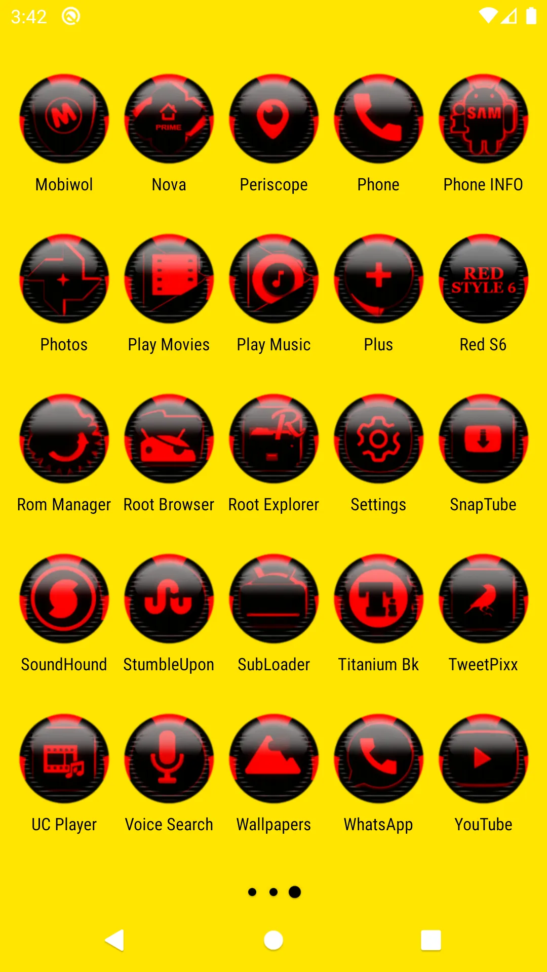 Red Icon Pack Style 6 | Indus Appstore | Screenshot