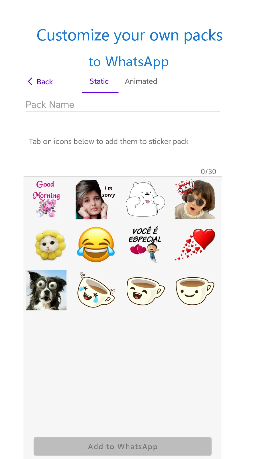 Animated Sticker for WhatsApp | Indus Appstore | Screenshot