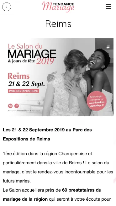 Tendance Mariage | Indus Appstore | Screenshot