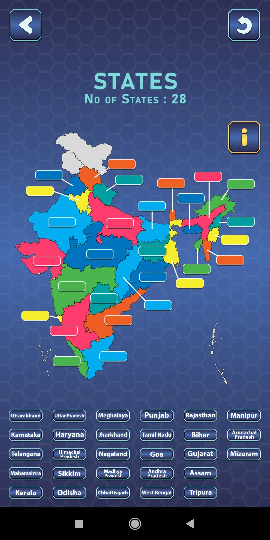 India Mapper-(India Map Game) | Indus Appstore | Screenshot