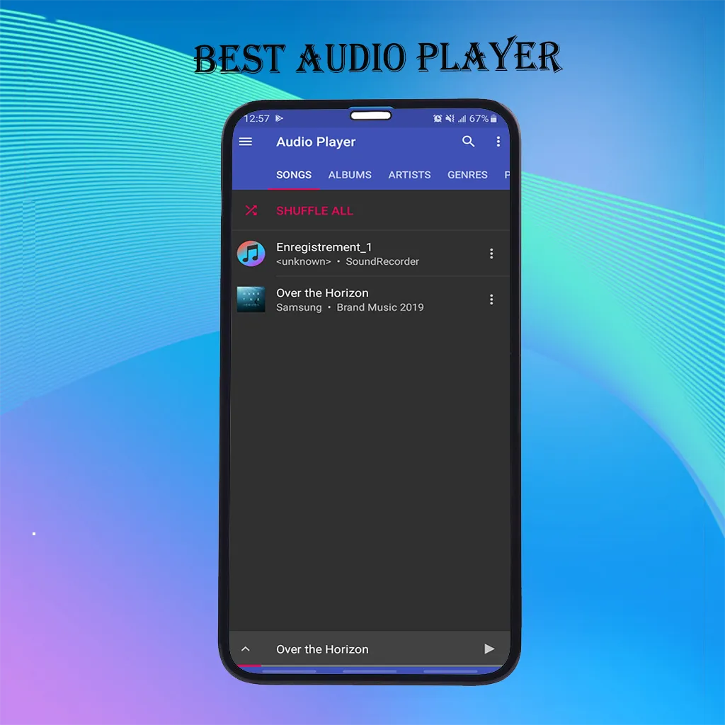 Audio Player HD  - Mp3 Player | Indus Appstore | Screenshot