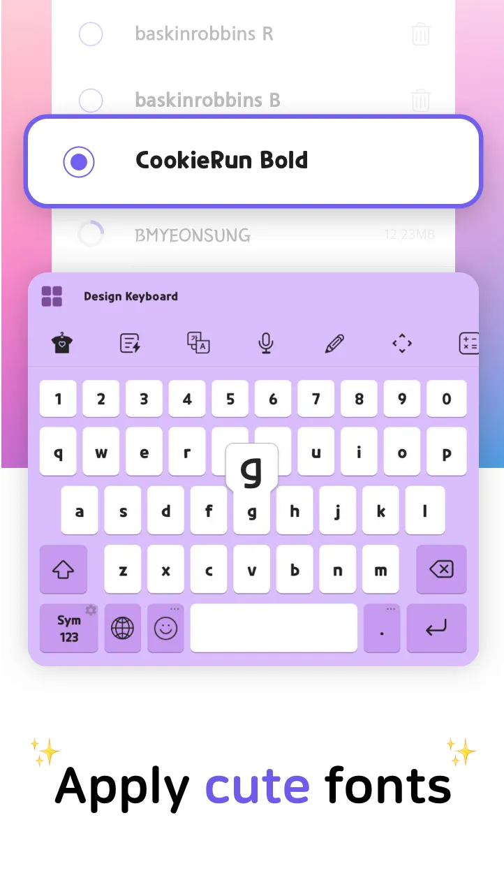 Design Keyboard - Fonts, Emoji | Indus Appstore | Screenshot