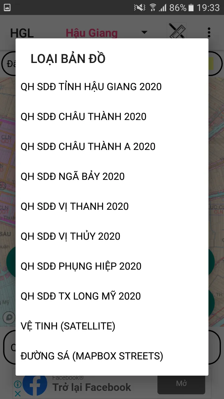 QH sử dụng đất Hậu Giang | Indus Appstore | Screenshot