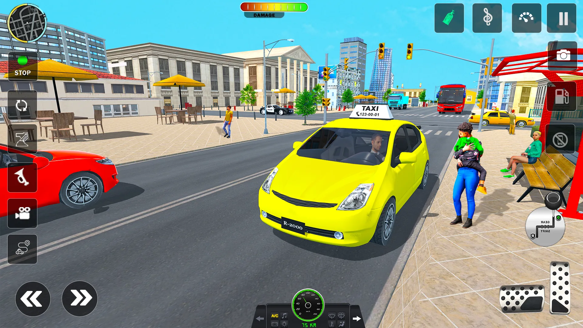 Taxi Cab Car driving school 3d | Indus Appstore | Screenshot