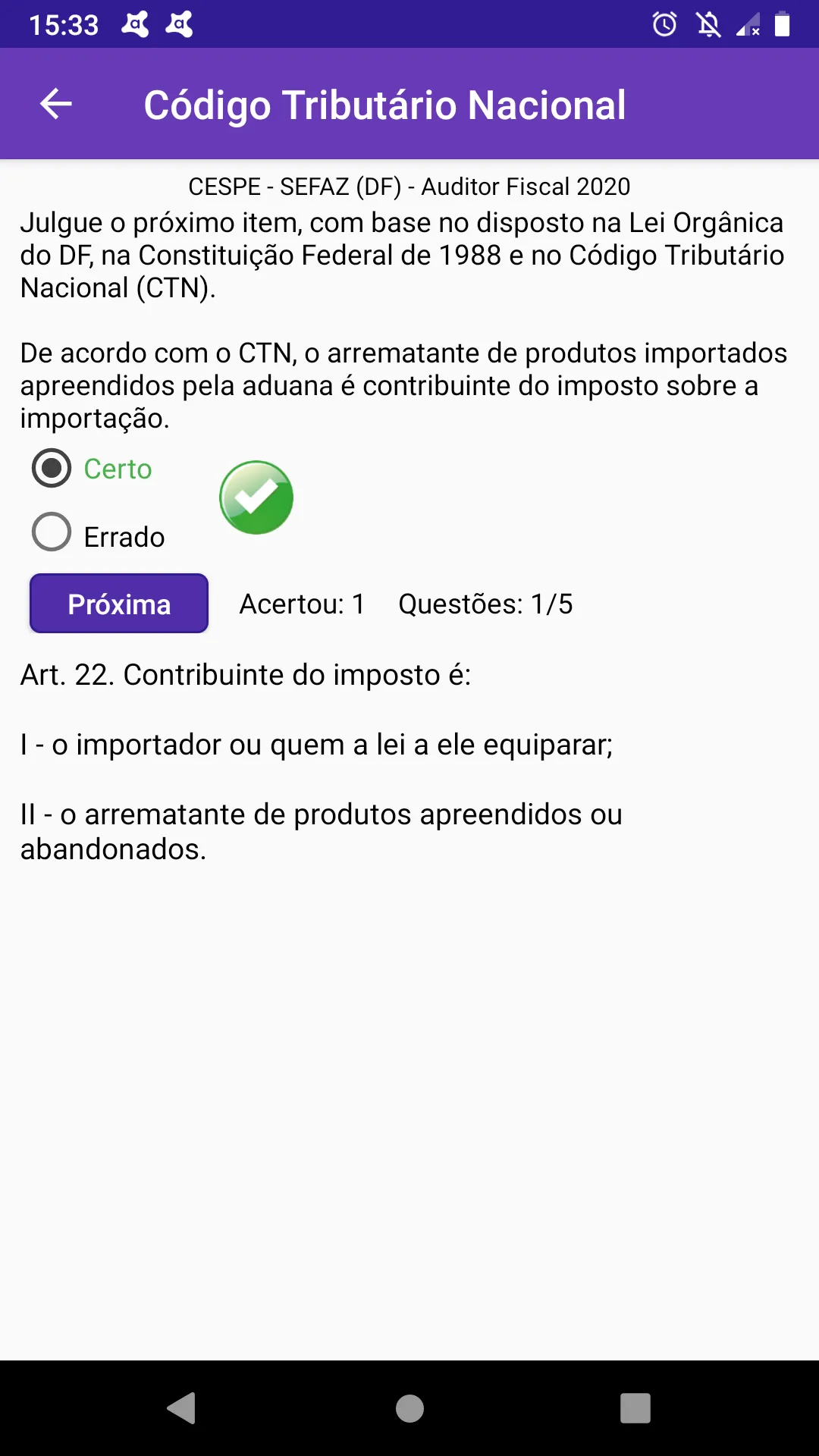 Código Tributário Nacional | Indus Appstore | Screenshot