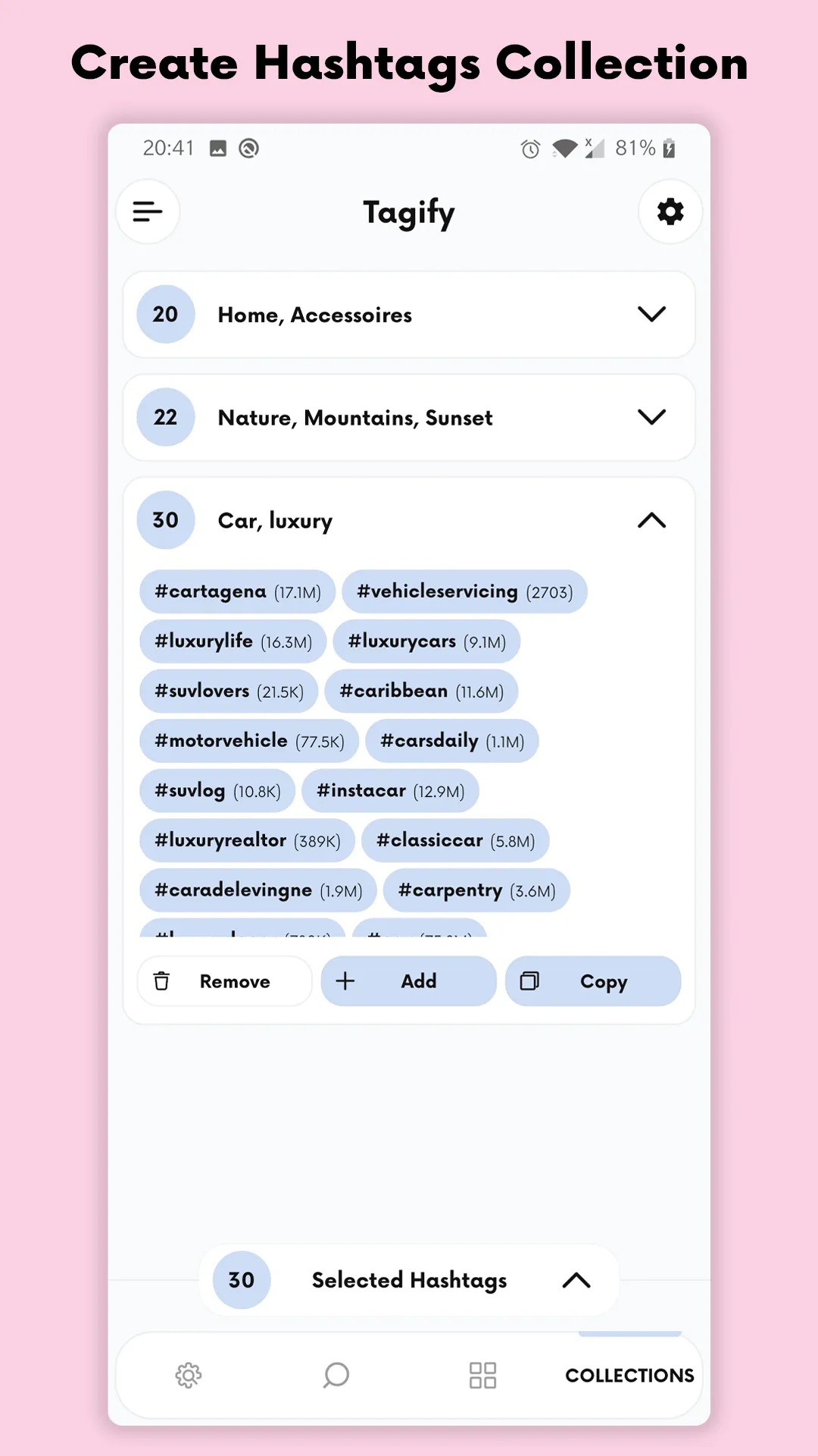 Tagify: hashtags for Instagram | Indus Appstore | Screenshot