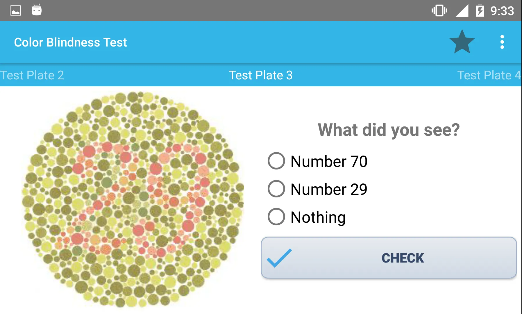 Color Blindness Test | Indus Appstore | Screenshot