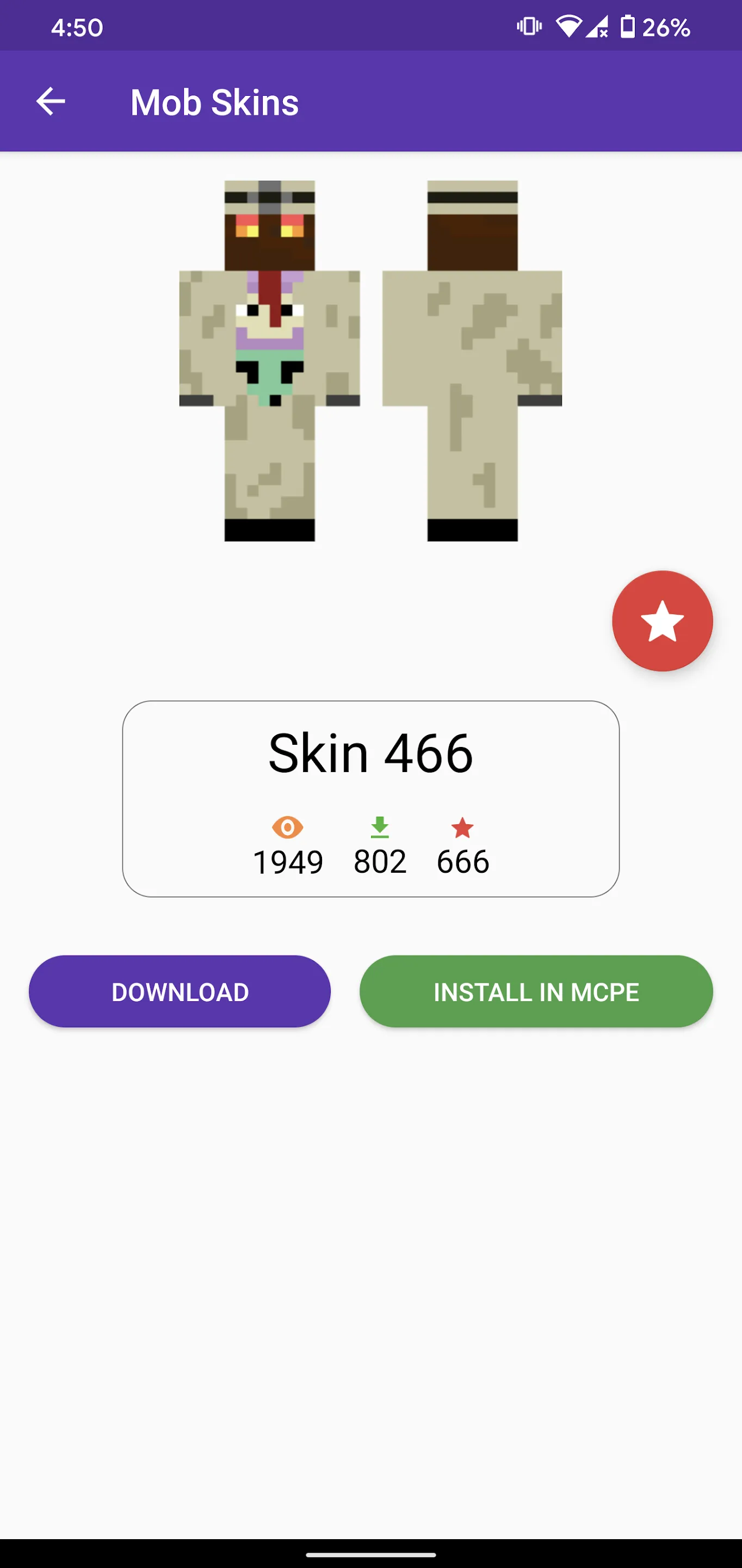 Mob Skins | Indus Appstore | Screenshot