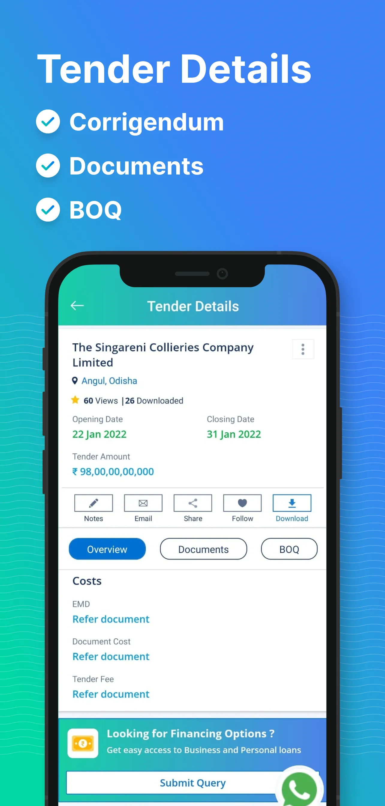 BidAssist- Latest Govt Tenders | Indus Appstore | Screenshot