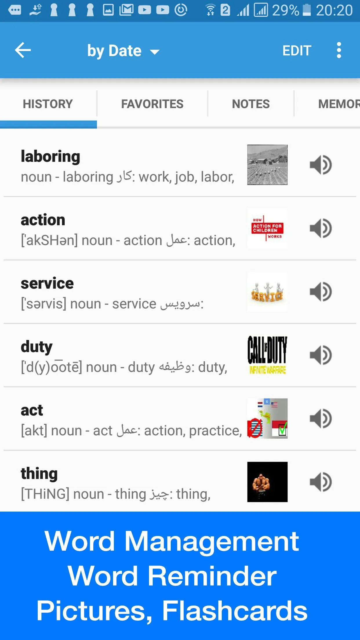 Persian Dictionary - Dict Box | Indus Appstore | Screenshot