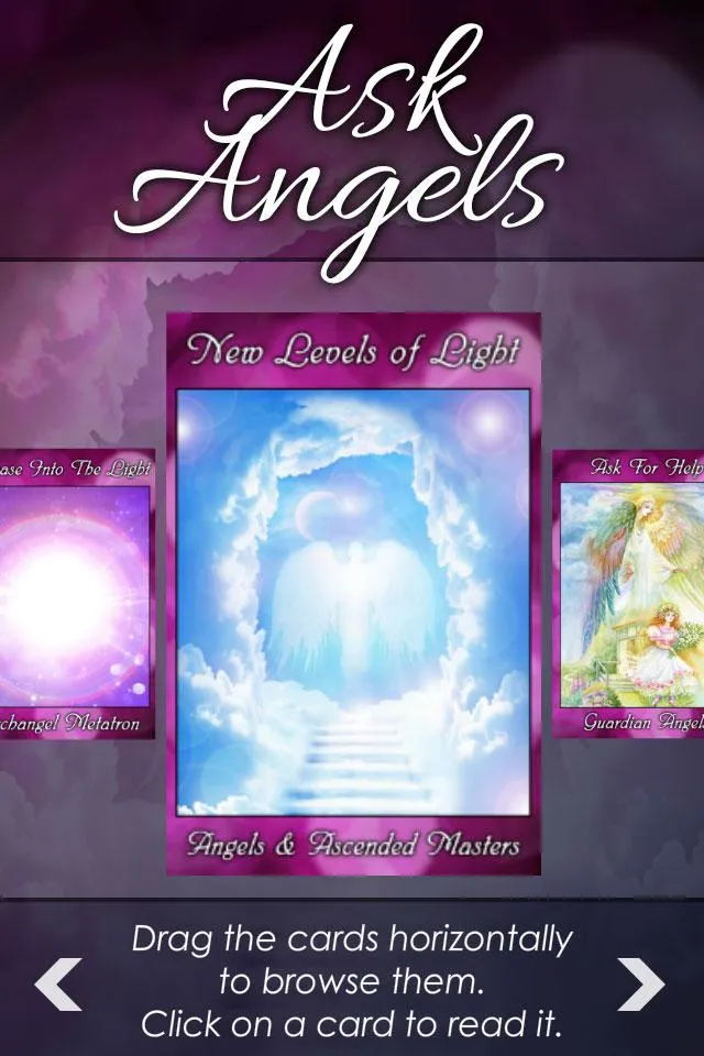 Ask Angels Oracle Cards | Indus Appstore | Screenshot