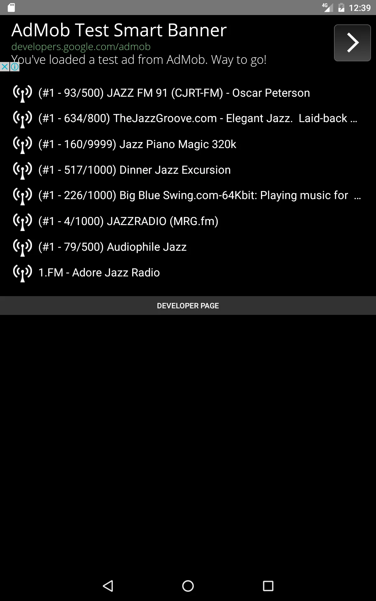 Jazz - Internet Radio | Indus Appstore | Screenshot