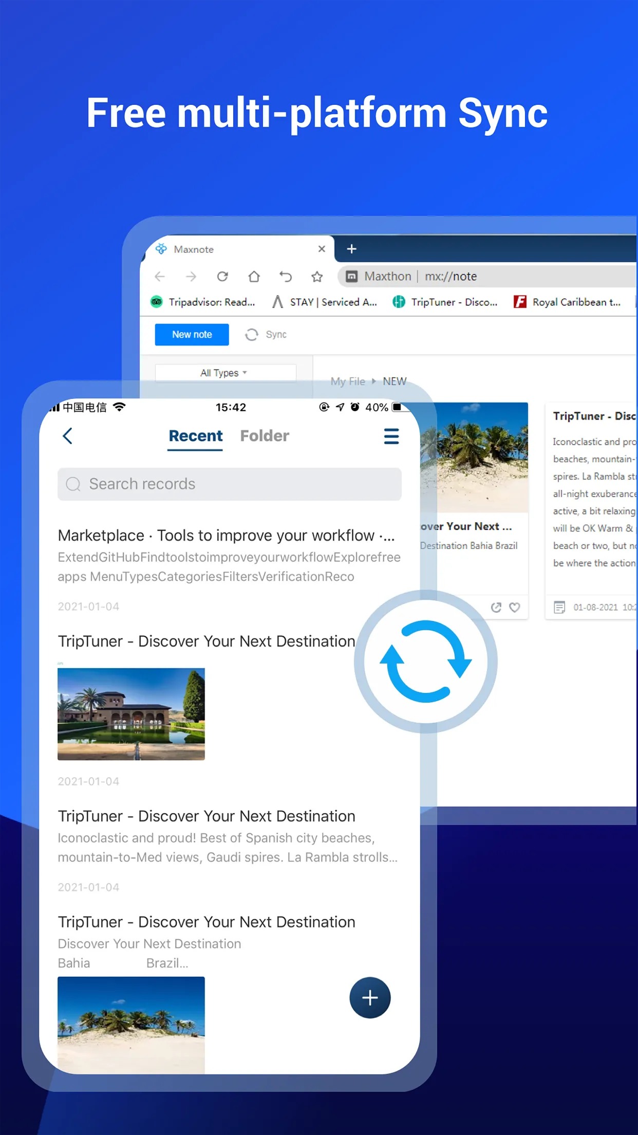 Maxthon browser | Indus Appstore | Screenshot