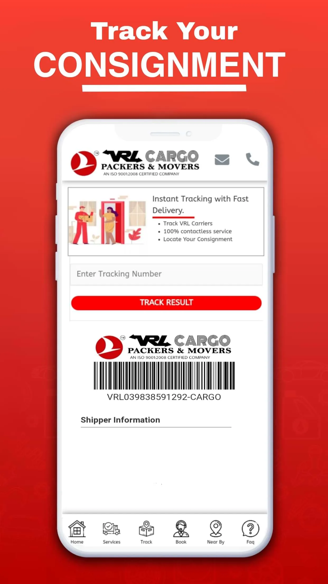 VRL Packers & Movers App | Indus Appstore | Screenshot