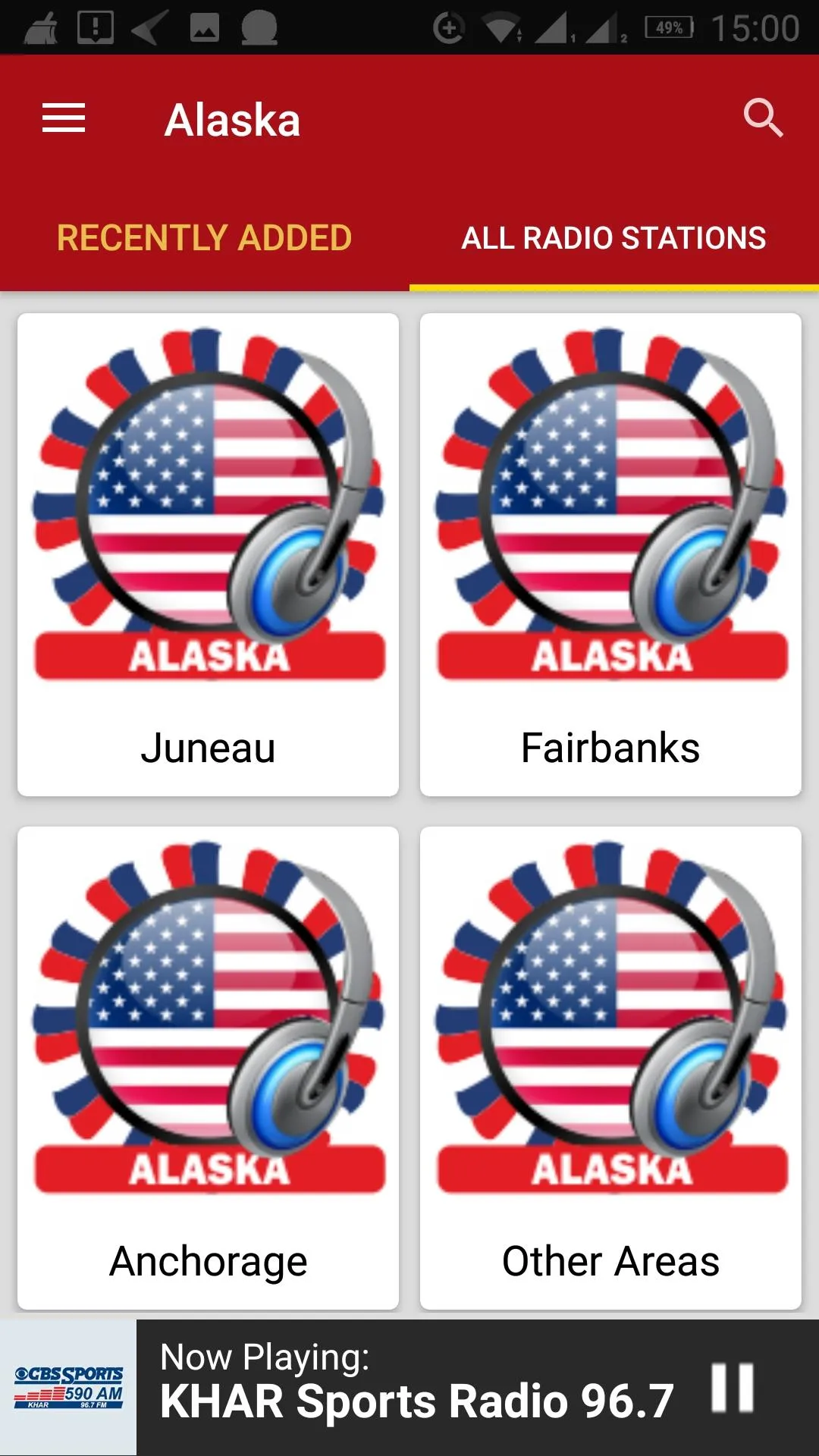 Alaska Radio Stations - USA | Indus Appstore | Screenshot