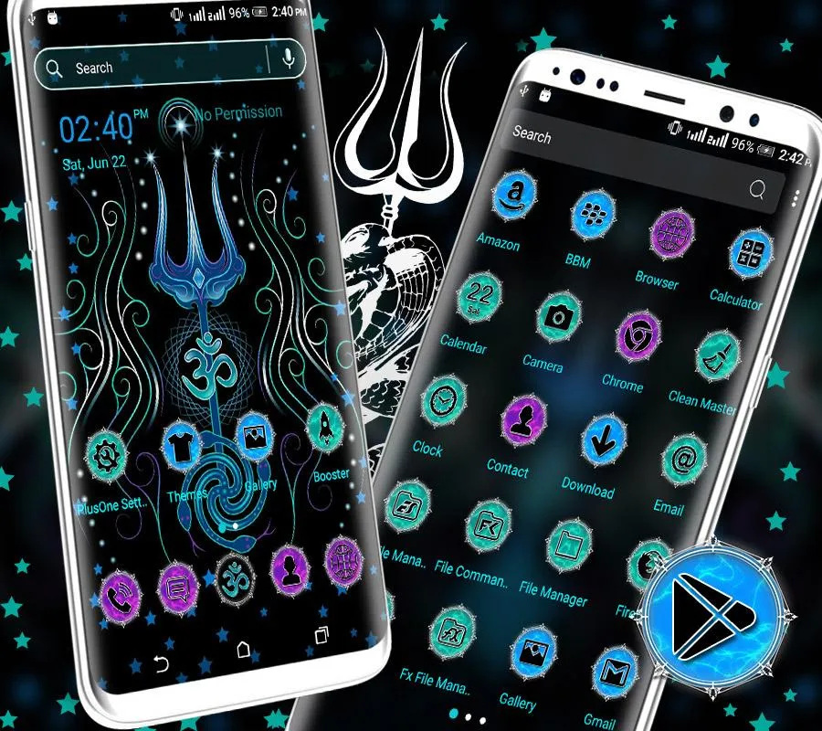 Shiva Trishul Launcher Theme | Indus Appstore | Screenshot