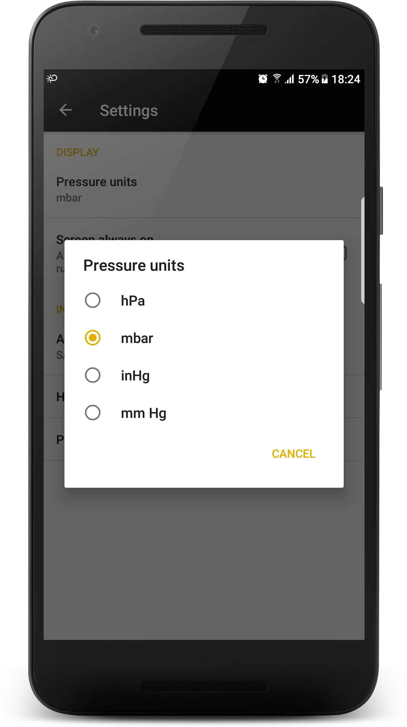 Accurate Barometer | Indus Appstore | Screenshot