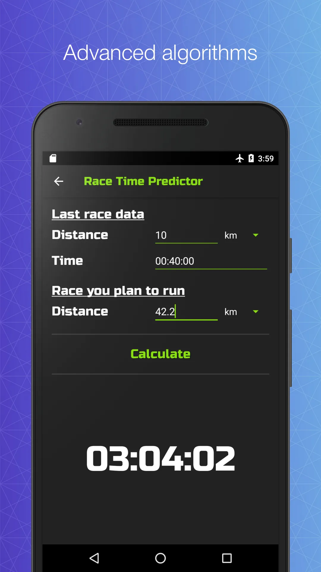 RunCalc+ Running Calculator Pa | Indus Appstore | Screenshot