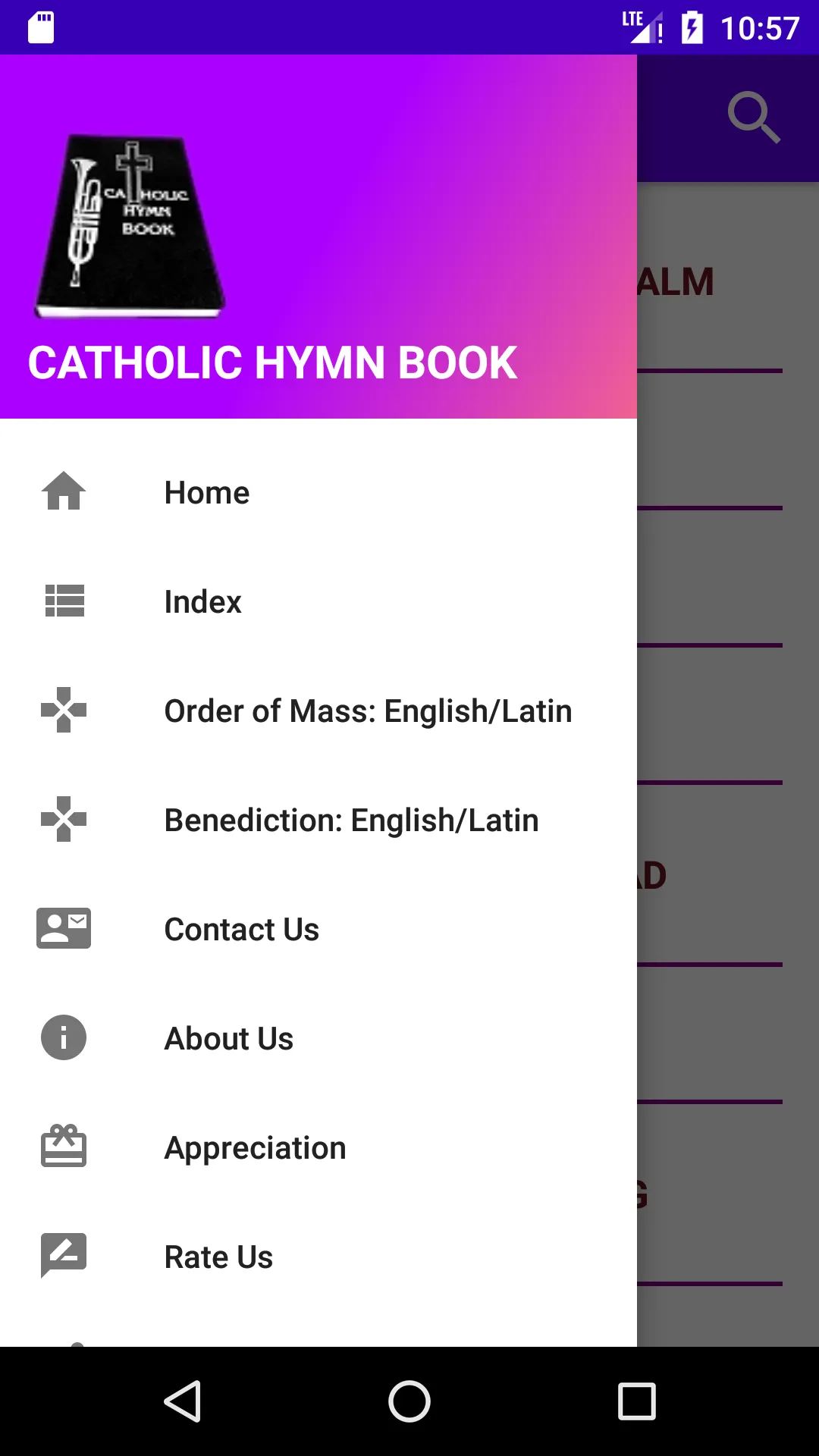 Catholic Hymn Book | Indus Appstore | Screenshot