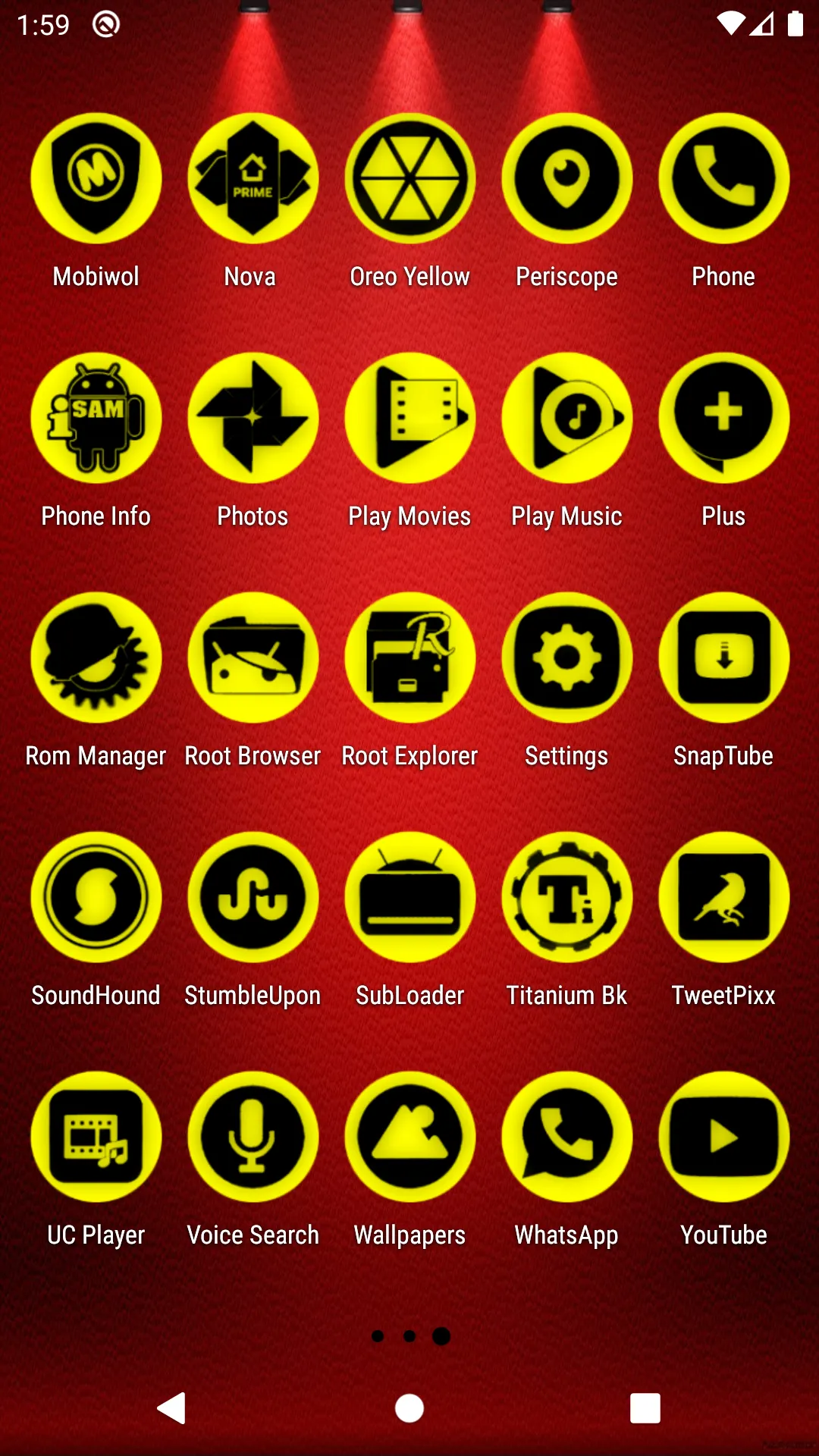 Oreo Yellow Icon Pack P2 | Indus Appstore | Screenshot