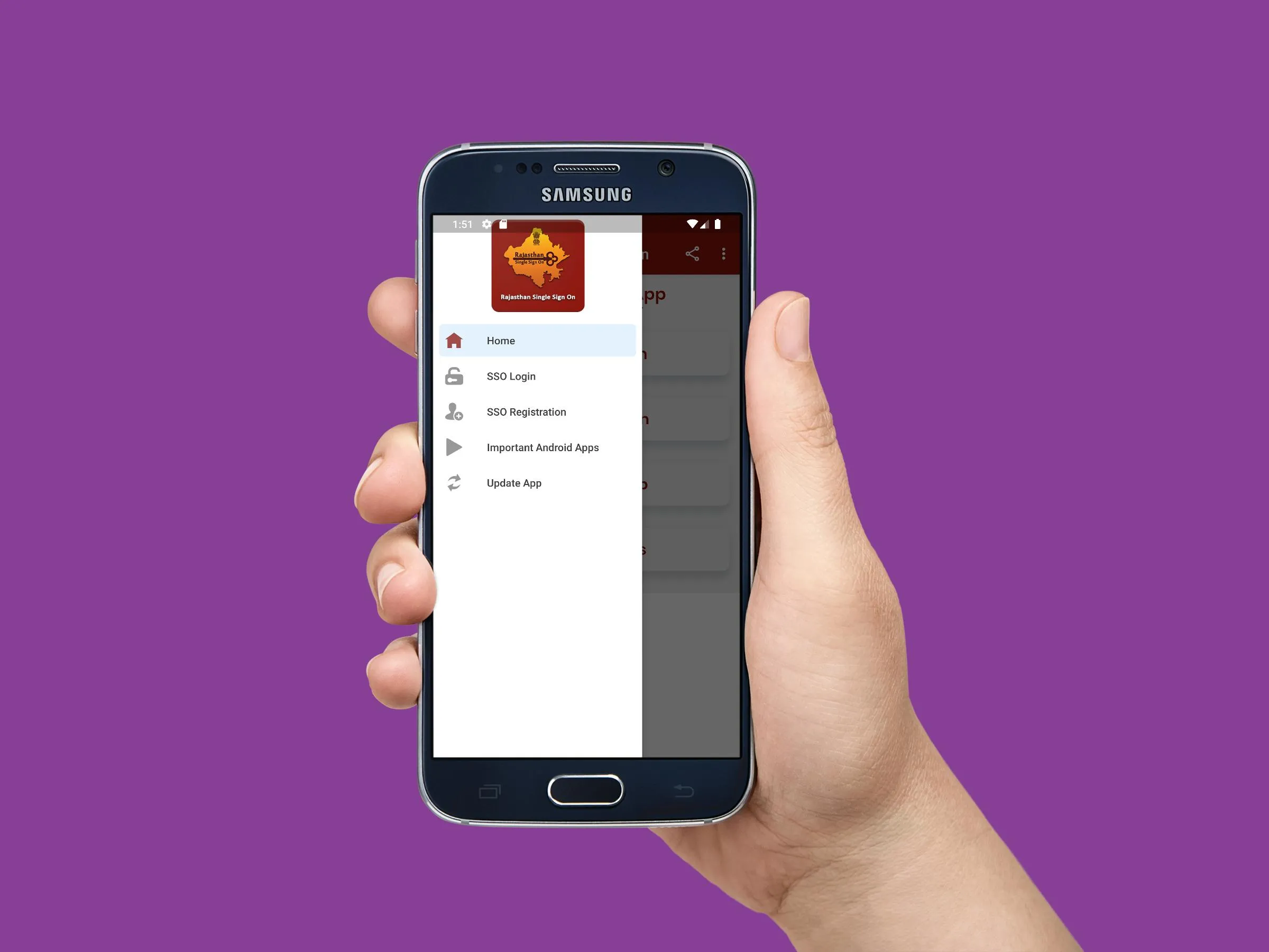 SSO Raj - Rajasthan SSO APP | Indus Appstore | Screenshot