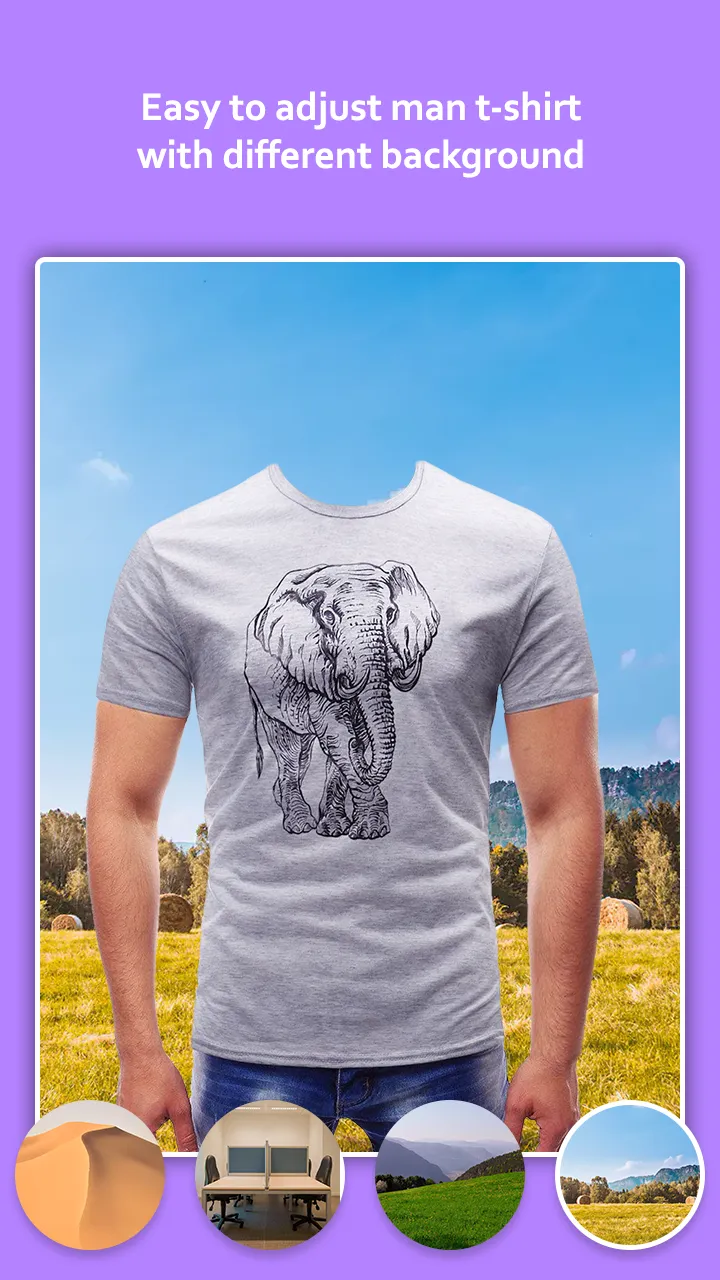 Man T-Shirt Fashion Photo Edit | Indus Appstore | Screenshot