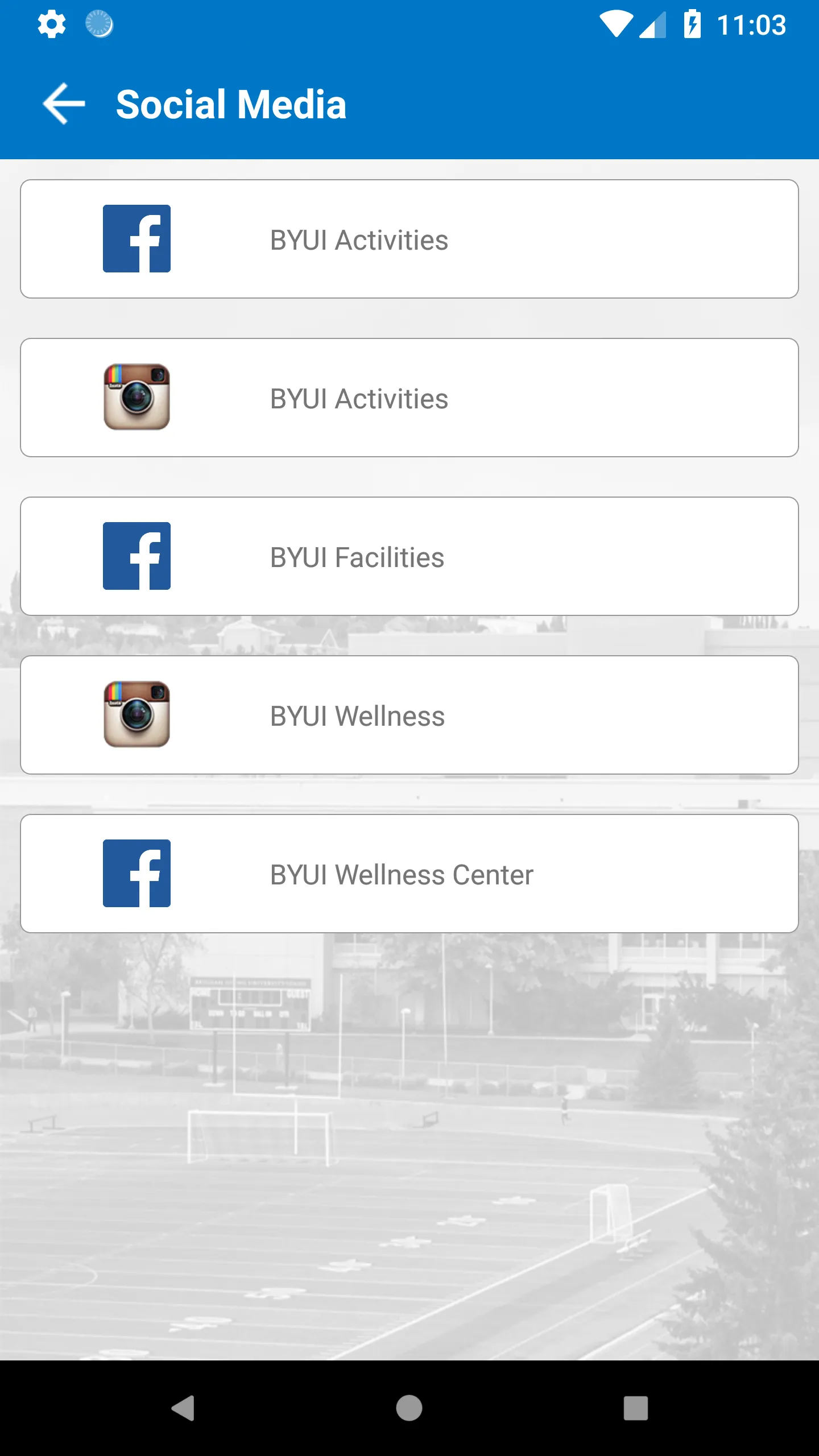 BYUI Rec & Wellness | Indus Appstore | Screenshot