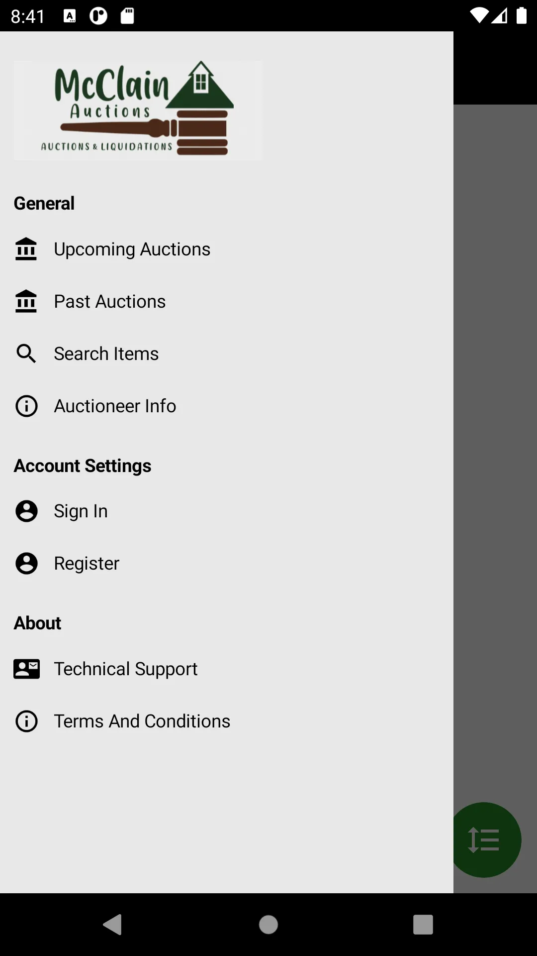 McClain Auctions Hawaii | Indus Appstore | Screenshot