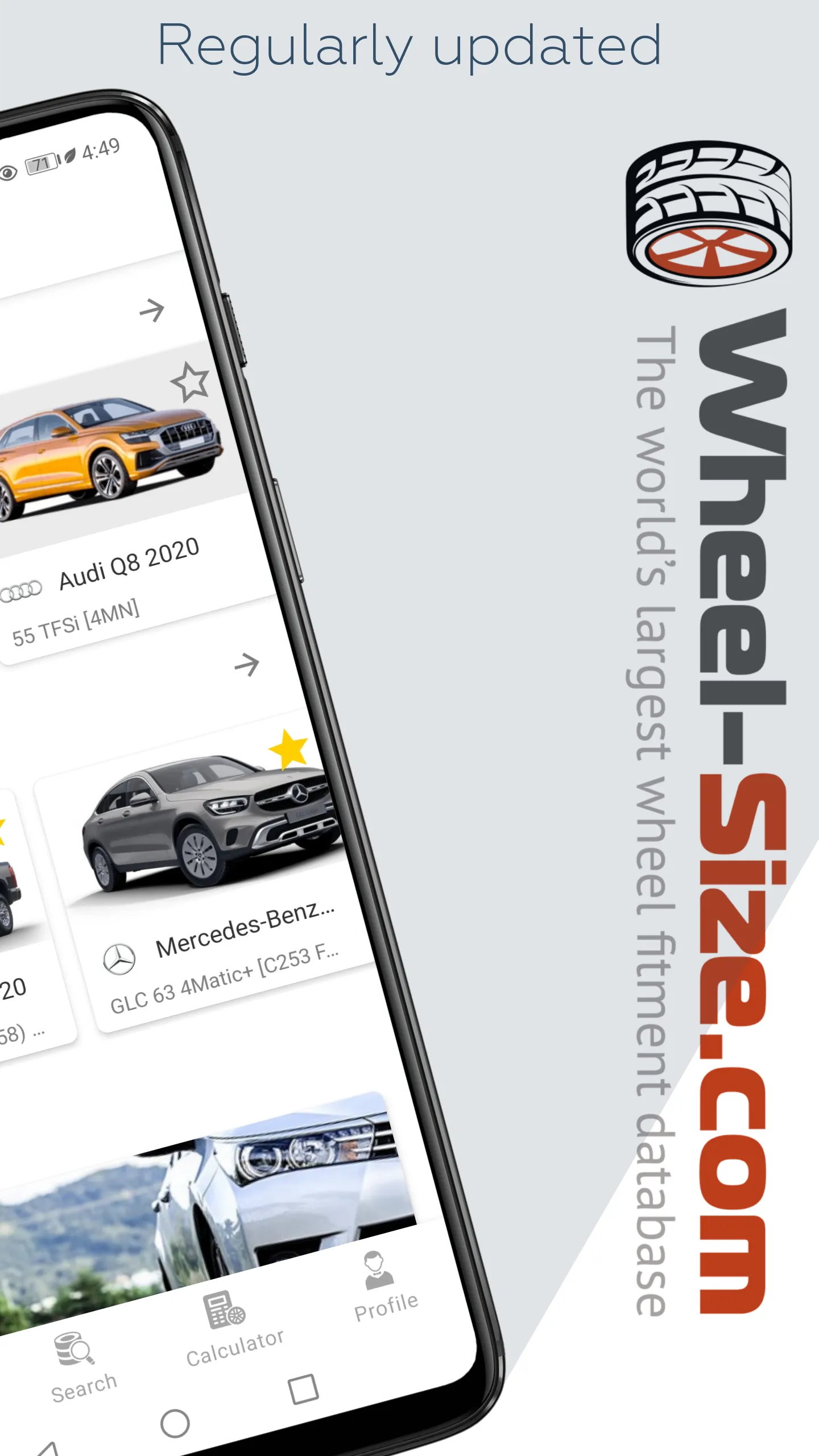 Wheel Size - Fitment database | Indus Appstore | Screenshot