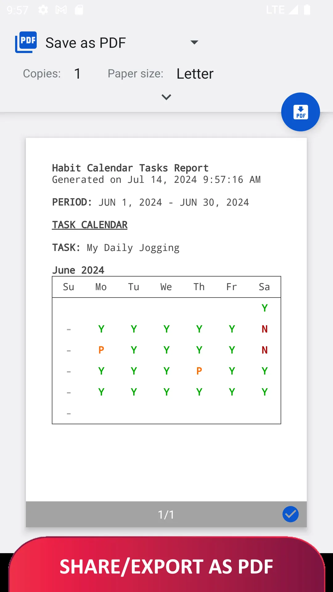 Habit Calendar: Habits Tracker | Indus Appstore | Screenshot