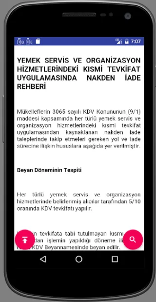 KDV Iadesi ve Vergi Mevzuatı | Indus Appstore | Screenshot