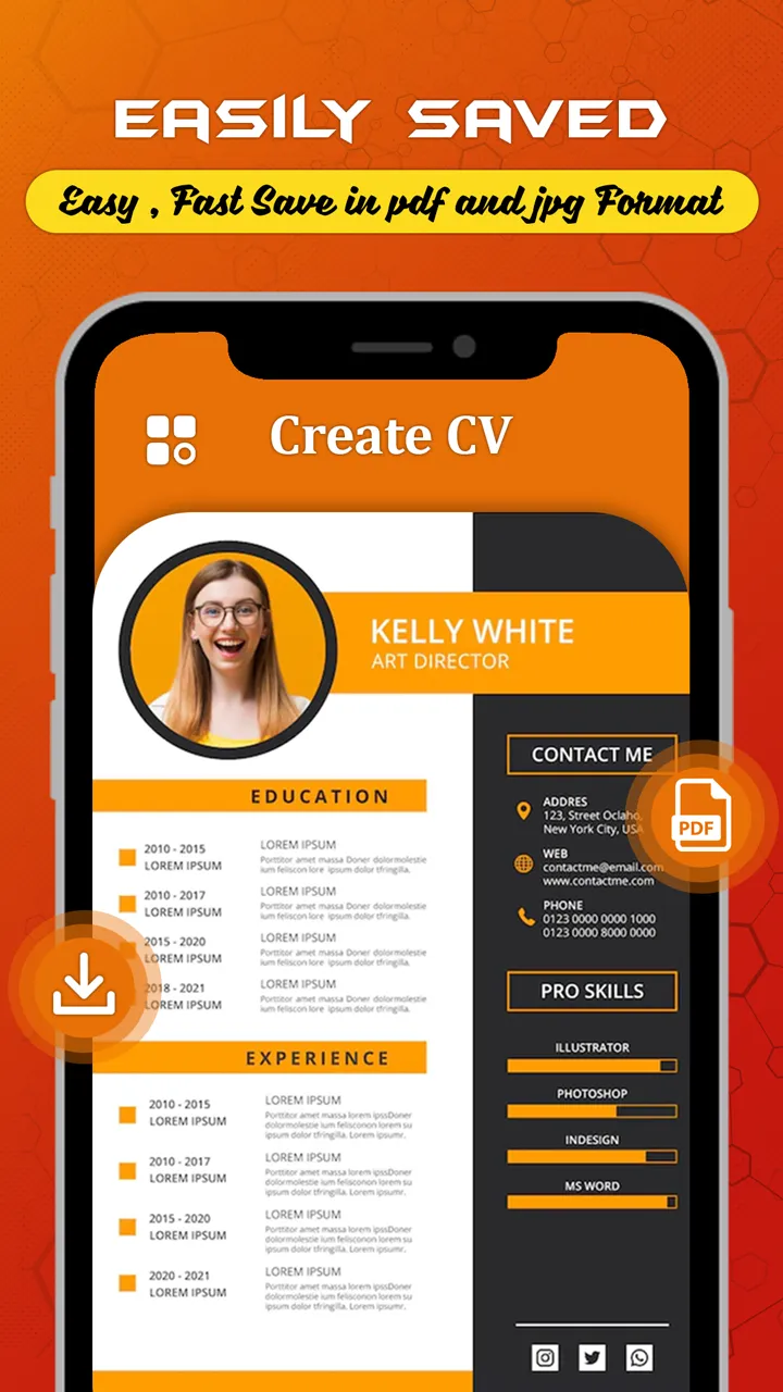 CV Maker and Job cover letter | Indus Appstore | Screenshot