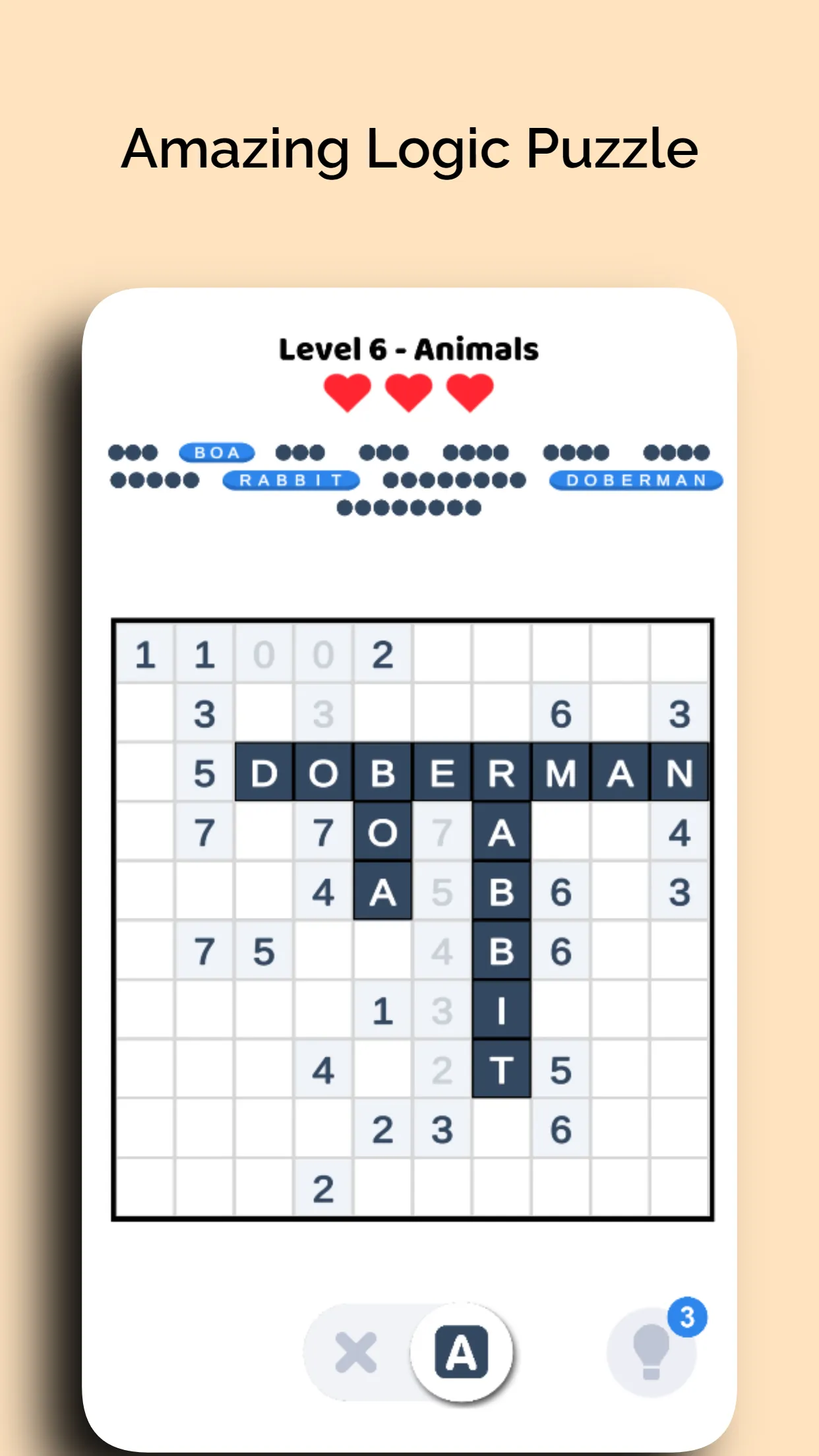 Minesweeper Words Cross Puzzle | Indus Appstore | Screenshot