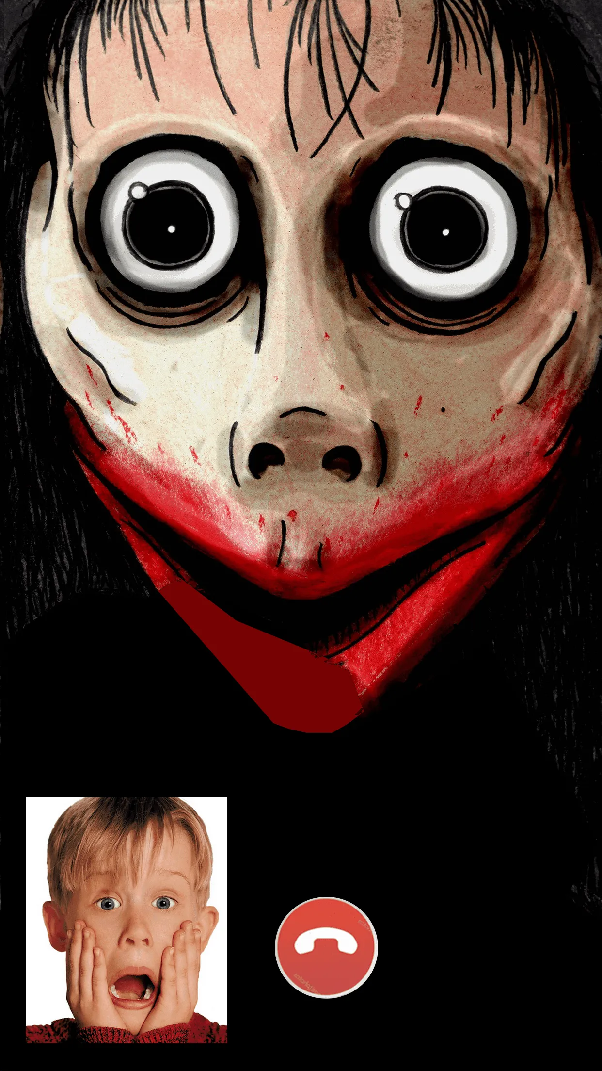 Momo Creepy Horror video Call | Indus Appstore | Screenshot