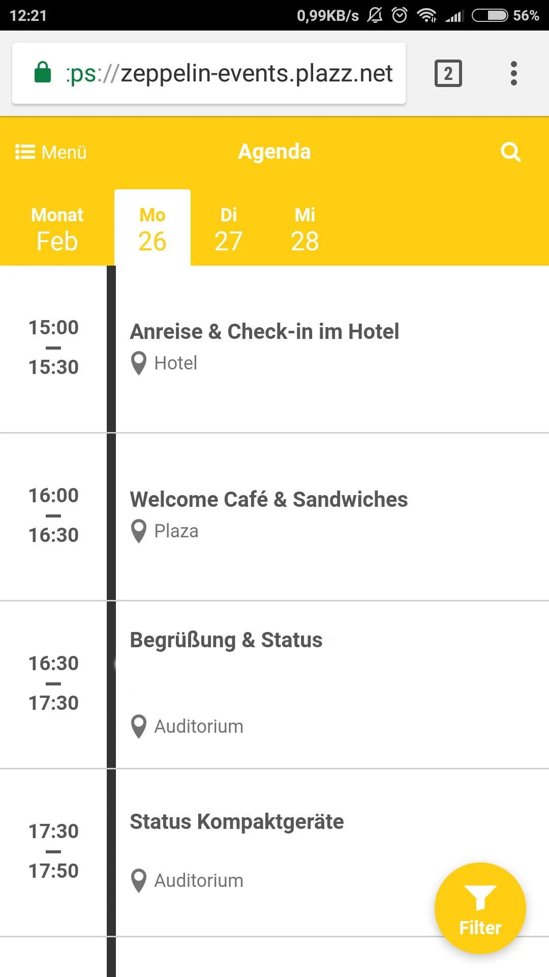 Zeppelin Events | Indus Appstore | Screenshot