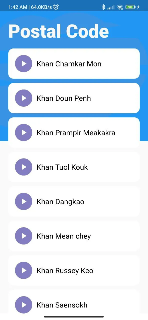 Khmer Postal Code | Indus Appstore | Screenshot