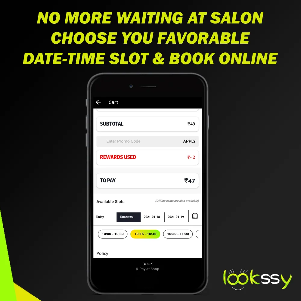 Lookssy - Salon Booking | Indus Appstore | Screenshot