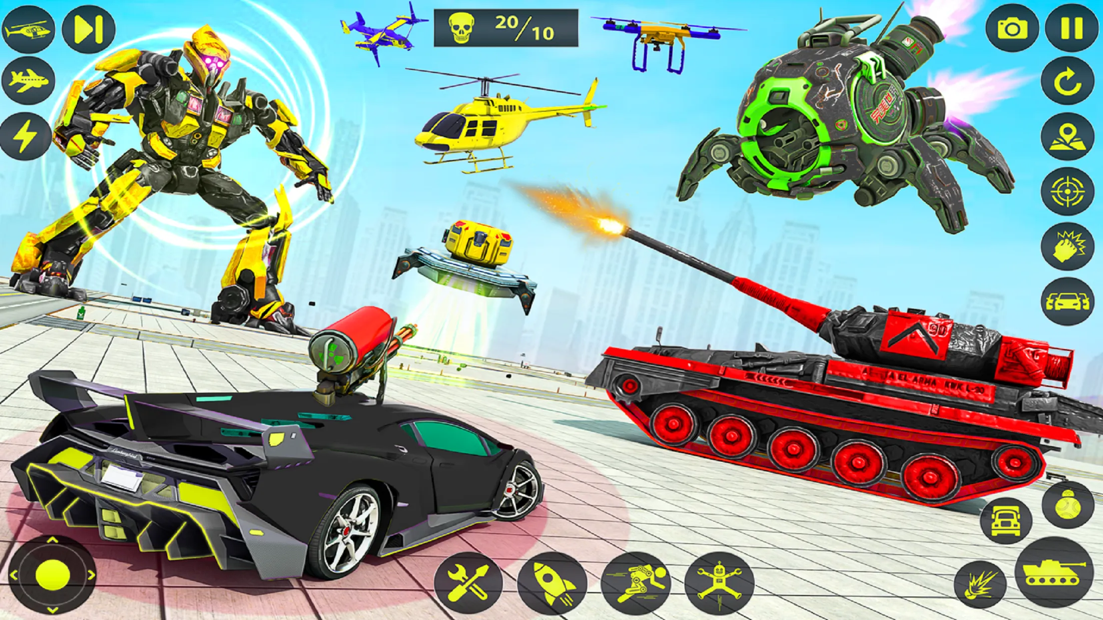 Army Tank Robot Car Games: | Indus Appstore | Screenshot