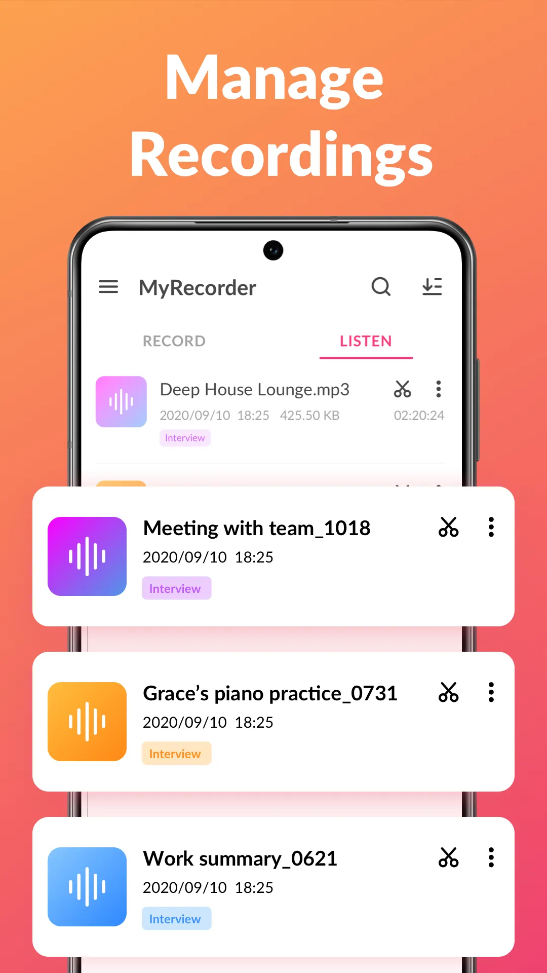 Voice Recorder & Voice Memos | Indus Appstore | Screenshot